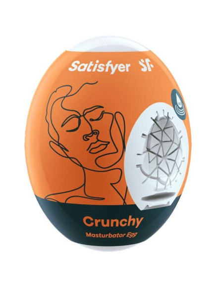 SATISFYER - CRUNCHY MASTURBATOR EGG