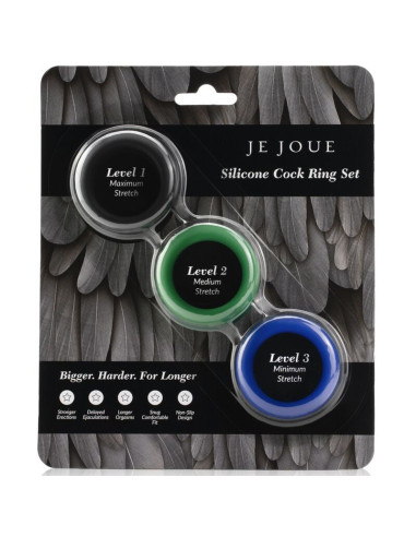 JE JOUE - SILICONE SET SILICONE PENIS RINGS