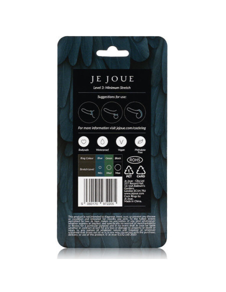 JE JOUE - BLUE SILICONE RING - MINIMUM STRANGULATION