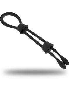 OHMAMA FETISH - SILICONE CORD-COCK AND TESTICLES RING