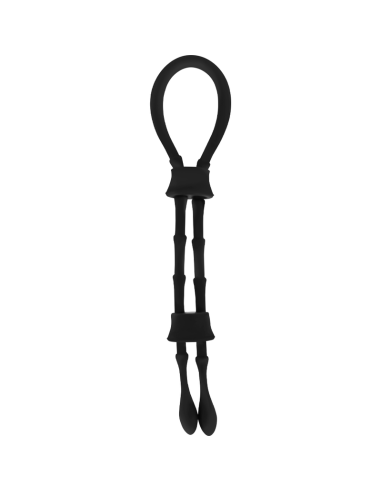 OHMAMA FETISH - SILICONE CORD-COCK AND TESTICLES RING