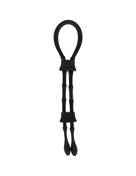 OHMAMA FETISH - SILICONE CORD-COCK AND TESTICLES RING