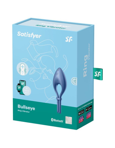 SATISFYER – „Bullseye Ring“ vibratoriaus programėlė, mėlyna