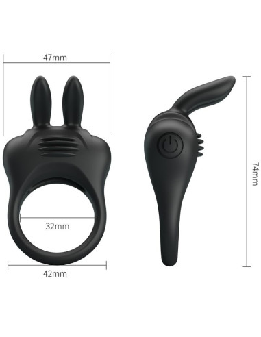 PRETTY LOVE - DAVION RABBIT VIBRATOR RING