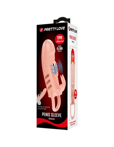 PRETTY LOVE - SLOANE NATURAL RABBIT PENIS SHEATH