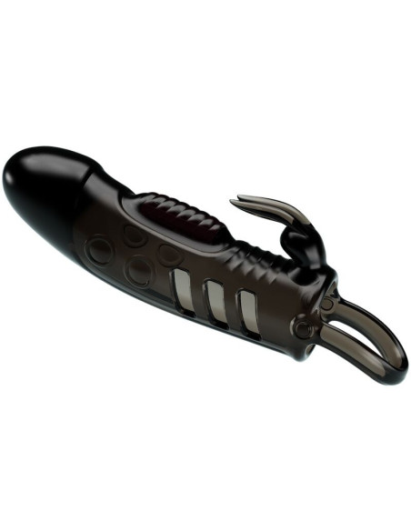 PRETTY LOVE - SLOANE RABBIT PENIS SHEATH BLACK