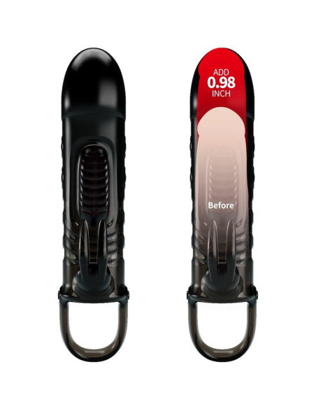 PRETTY LOVE - SLOANE RABBIT PENIS SHEATH BLACK