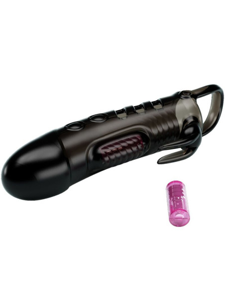 PRETTY LOVE - SLOANE RABBIT PENIS SHEATH BLACK