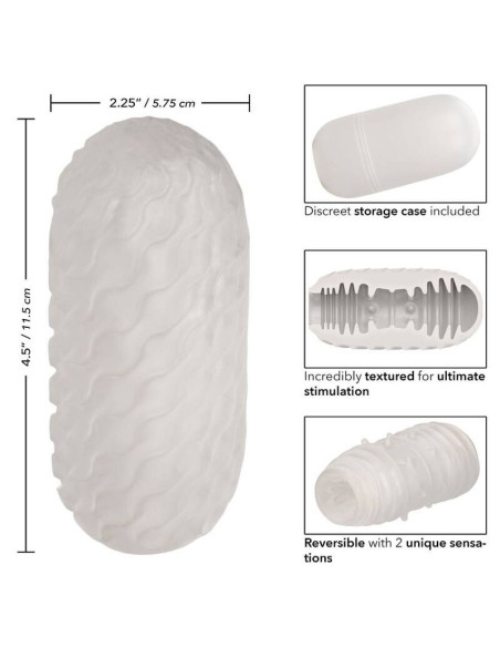 CALEXOTICS - REVERSIBLE RIBBED STROKER