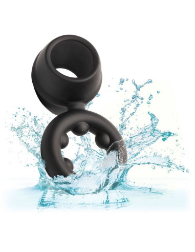 CALEXOTICS - ALPHA DUAL MAGNUM RING BLACK