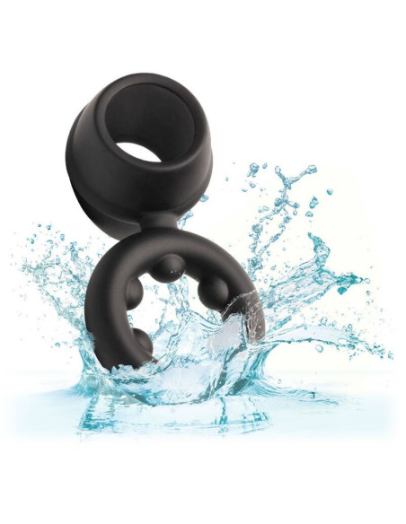 CALEXOTICS - ALPHA DUAL MAGNUM RING BLACK