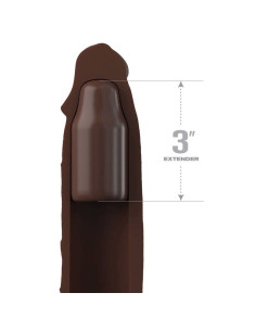 FANTASY X- TENSIONS - PIPEDREAMS EXTENSION W STRAP 17,78 CM BROWN 2