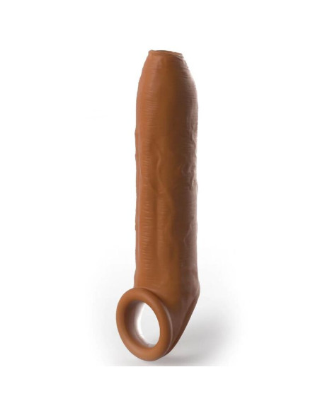PIPEDREAMS - SLEEVE UNCUT 17,78 CM W STRAP CARAMEL