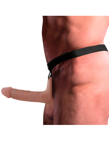 INTENSE - HOLLOW HARNESS WITH SILICONE DILDO 16 X 3.5 CM