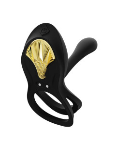 ZALO - BAYEK VIBRATING COUPLES RING BLACK 2
