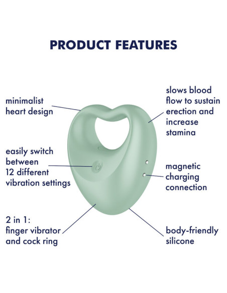 SATISFYER - PERFECT PAIR 3 GREEN