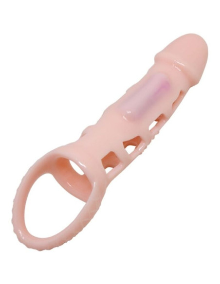 PRETTY LOVE - HARRISON PENIS EXTENDER COVER WITH VIBRATION AND STRAP 13.5 CM