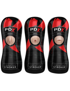 PDX ELITE - STROKER SET 12 UNITS: 6X VAGINA, 3X ANO, 3X MOUTH 2