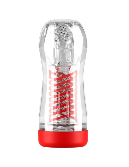 PDX ELITE - STROKER VIEWTUBE 2 SPIRAL COMPRESSION TRANSPARENT