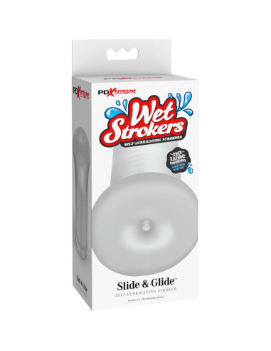 FETISH FANTASY EXTREME - SLIDE and GLIDE STROKER SILICONE TRANSPARENT