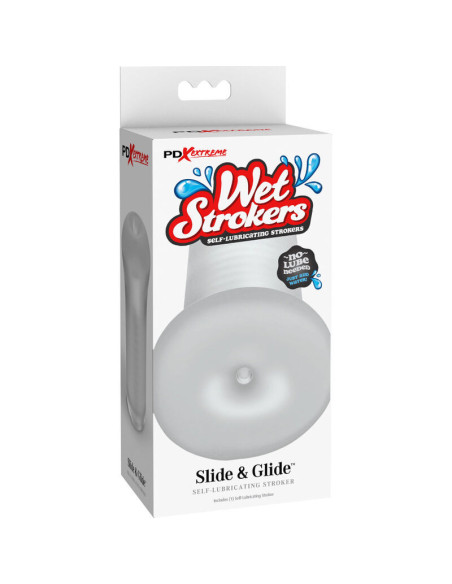 FETISH FANTASY EXTREME - SLIDE and GLIDE STROKER SILICONE TRANSPARENT