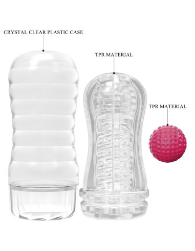 PRETTY LOVE – rožinis masturbatoriaus užvalkalas