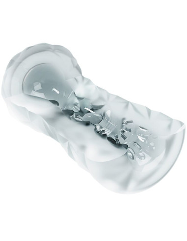 PRETTY LOVE - SMALL MASTURBATOR WITH BLUE SPIRALS