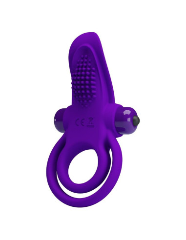 PRETTY LOVE - PURPLE VIBRATING PENIS RING