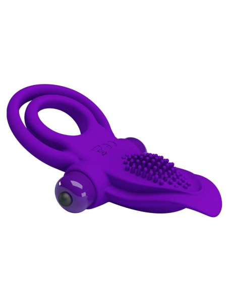 PRETTY LOVE - PURPLE VIBRATING PENIS RING