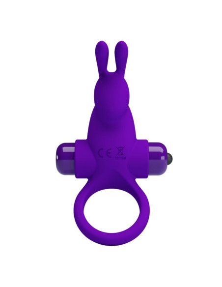 PRETTY LOVE - VIBRATOR RING I RABBIT FOR PURPLE PENIS