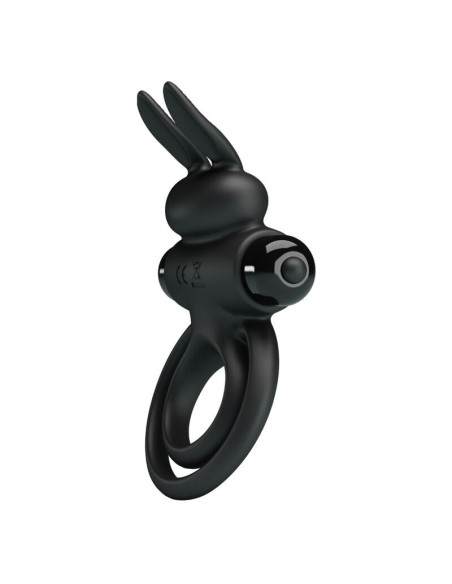 PRETTY LOVE - VIBRATOR III RABBIT RING FOR BLACK PENIS