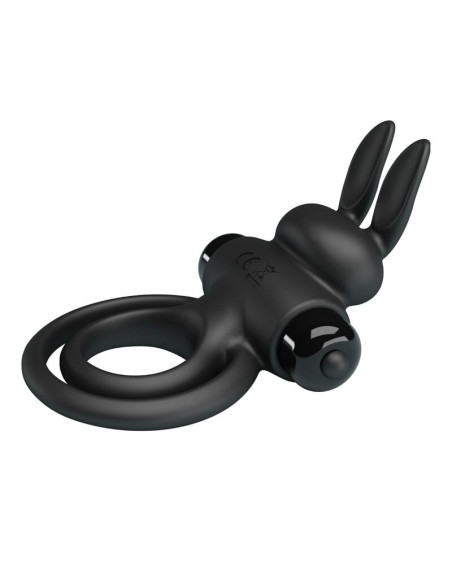 PRETTY LOVE - VIBRATOR III RABBIT RING FOR BLACK PENIS