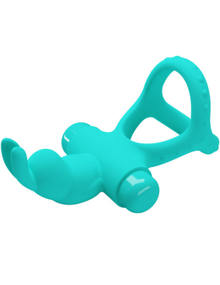 PRETTY LOVE - FIGGY GREEN RABBIT VIBRATOR RING