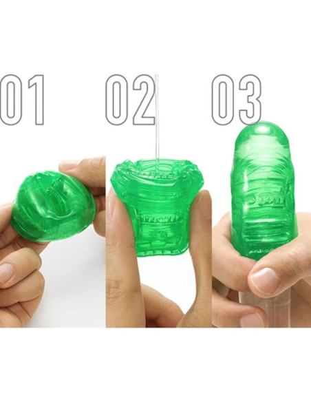 TENGA - UNI EMERALD MASTURBATOR THIMBLE