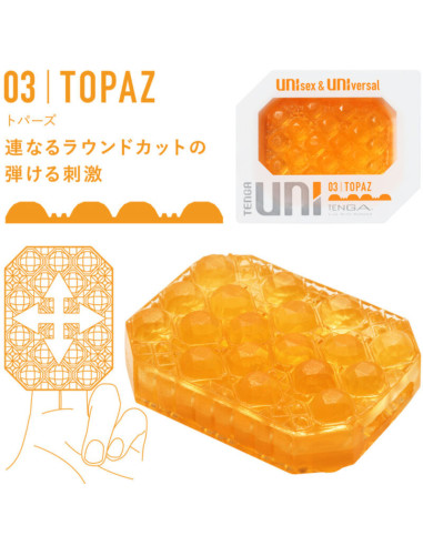 TENGA - UNI VARIETY MASTURBATOR THIMBLE PACK 4 UNITS