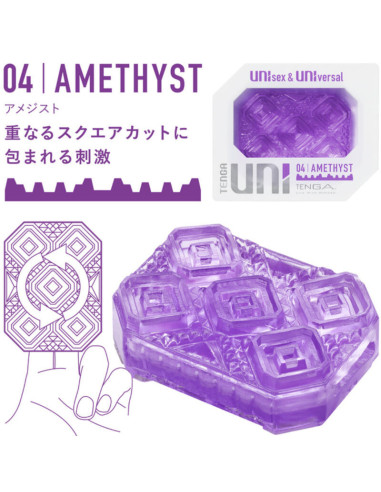 TENGA - UNI VARIETY MASTURBATOR THIMBLE PACK 4 UNITS