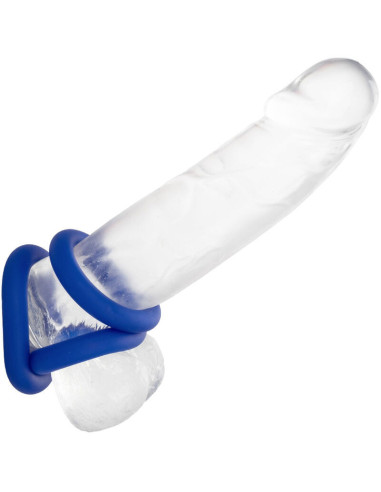 CALEXOTICS - ADMIRAL COCK RING SET BLUE