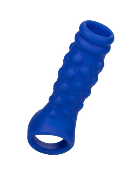 CALEXOTICS - ADMIRAL BEADED PENIS COVER LIQUID SILICONE BLUE