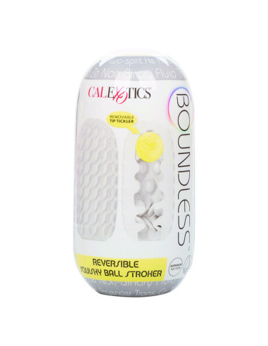 CALEXOTICS - BOUNDLESS REVERSIBLE SQUISHY BALL STROKE GREY
