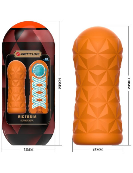 PRETTY LOVE - VICTORIA CHENEY MASTURBATOR ORANGE