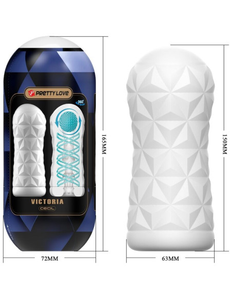 PRETTY LOVE - VICTORIA CECIL MASTURBATOR WHITE