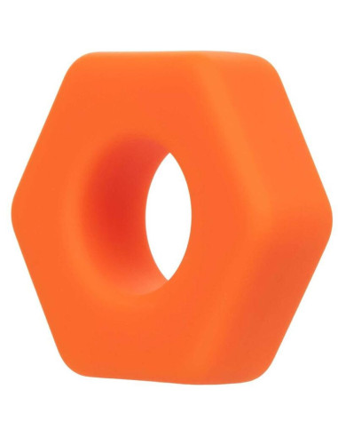 CALEXOTICS - ALPHA PROLONG SEXAGON RING ORANGE