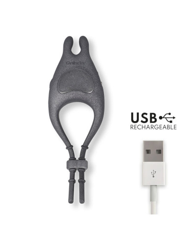 ONINDER - PAMPA RECHARGEABLE ADJUSTABLE VIBRATOR RING WITH CLITORIS STIMULATOR 10 SPEED - FREE APP