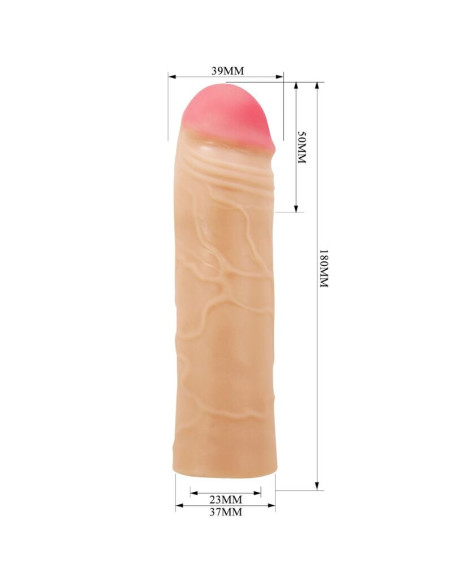 PRETTY LOVE - CHANE PENIS EXTENDER COVER FLESH