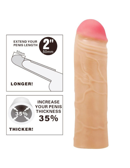 PRETTY LOVE - CHANE PENIS EXTENDER COVER FLESH