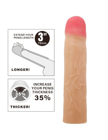 PRETTY LOVE - KYLIAN PENIS EXTENDER COVER FLESH