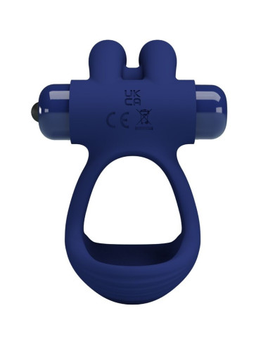 PRETTY LOVE - FRANCISCO DOUBLE VIBRATING RING RABBIT BLUE