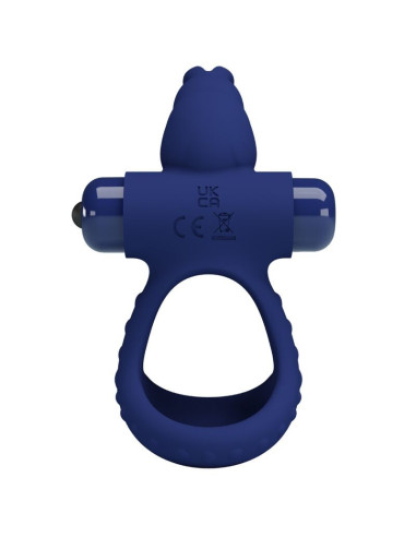 PRETTY LOVE - LUCHITO DOUBLE VIBRATING RING RABBIT BLUE
