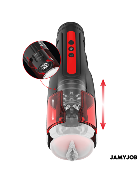 JAMYJOB - CYCLONE AUTOMATIC VAGINA MASTURBATOR 10 ROTATION AND THRUST MODES