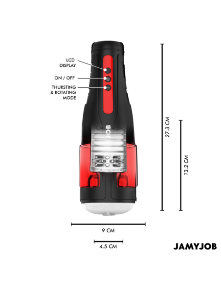 JAMYJOB - CYCLONE AUTOMATIC VAGINA MASTURBATOR 10 ROTATION AND THRUST MODES